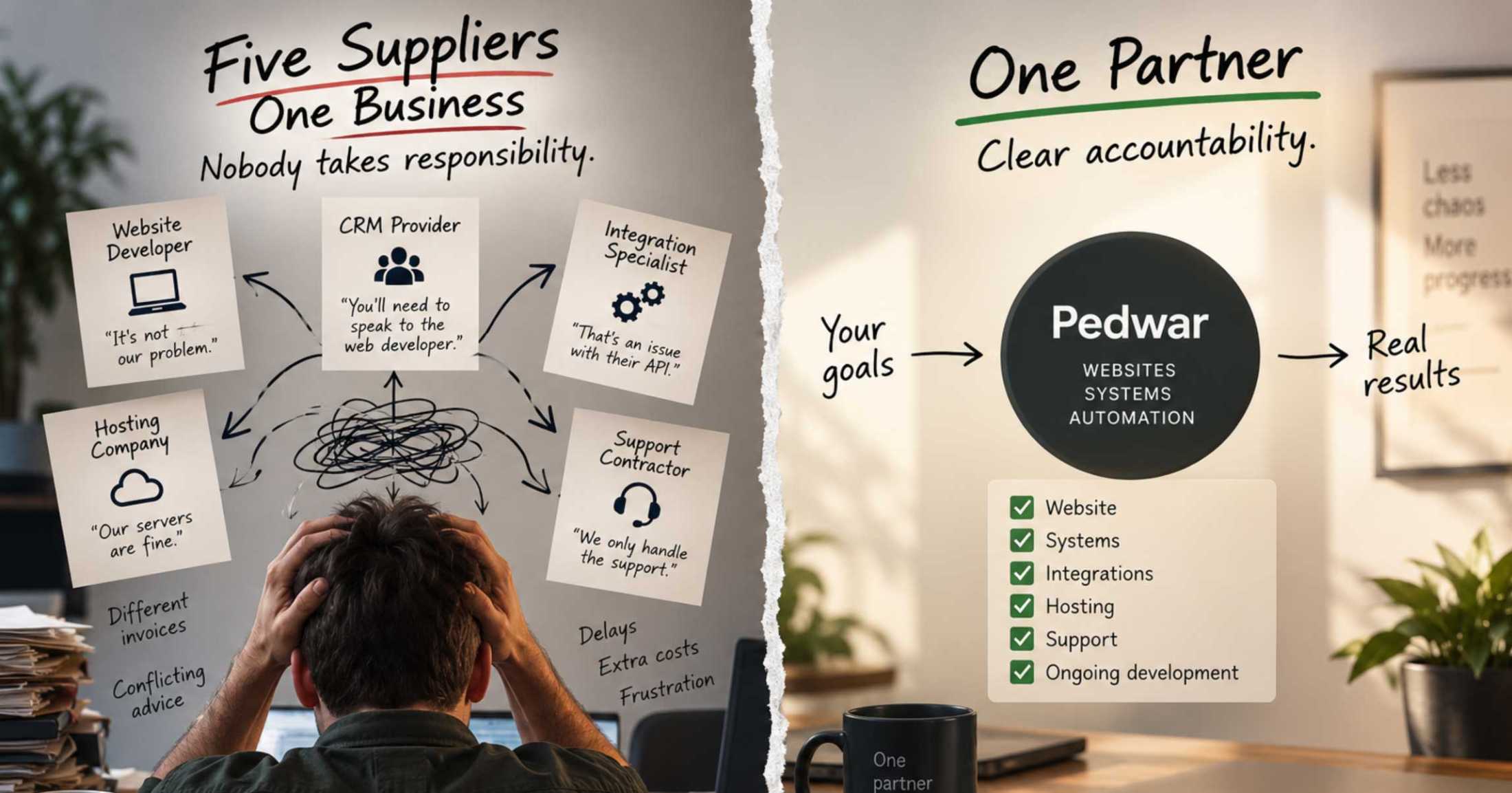Five Suppliers, One Business, Nobody Taking Responsibility
