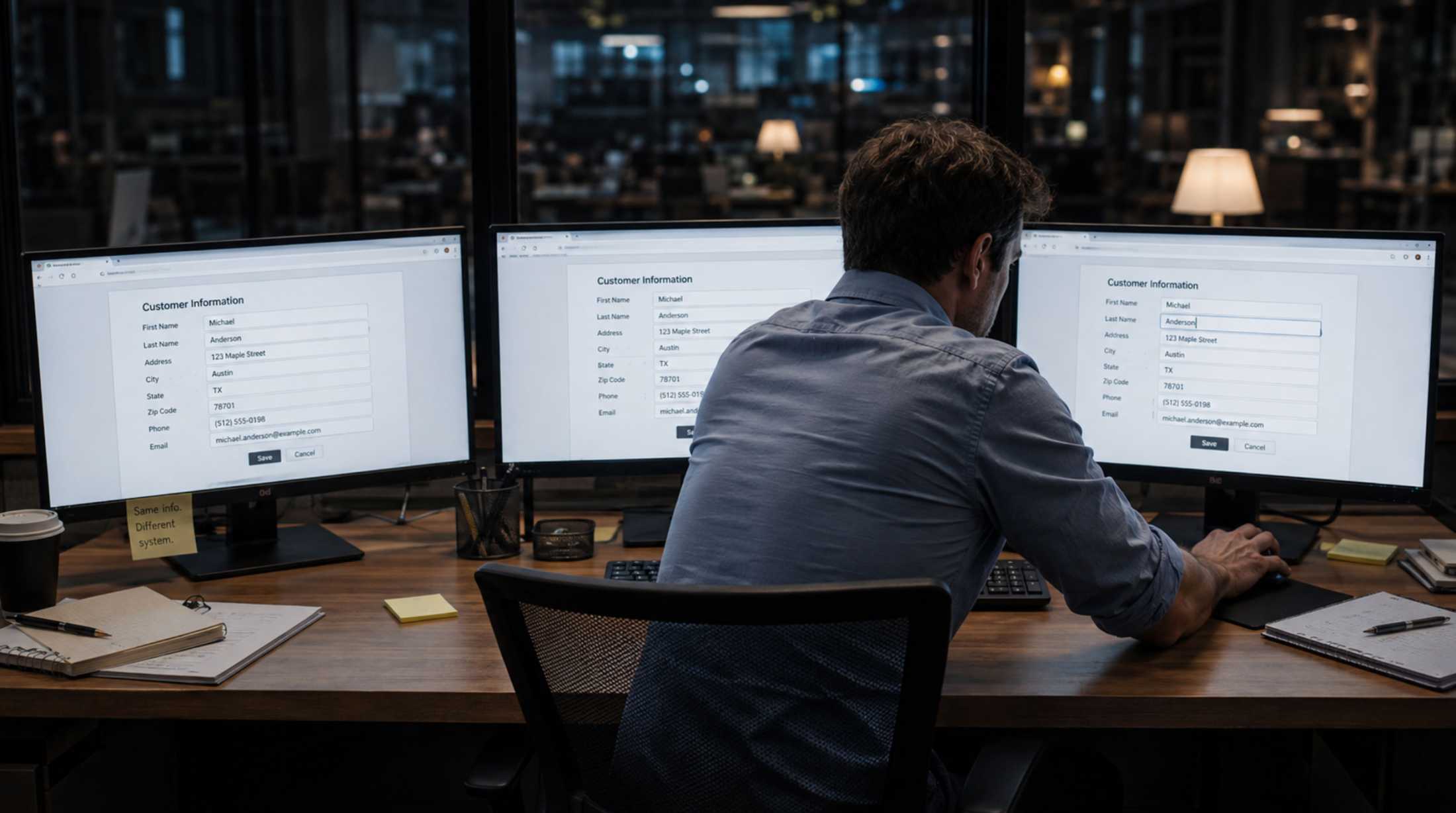 How Much Is Typing the Same Data Twice Really Costing You?