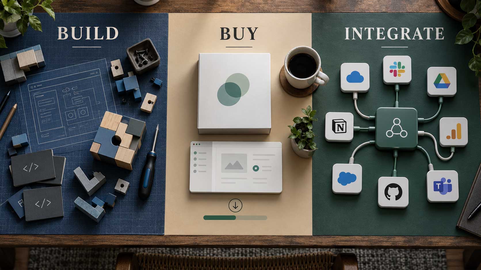 Build, Buy or Integrate: Three Routes to Better Business Software