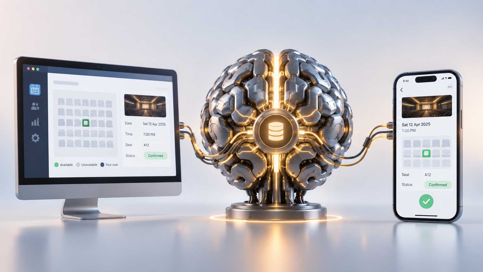 One Brain, Two Faces: Connecting Your Booking Platform and App